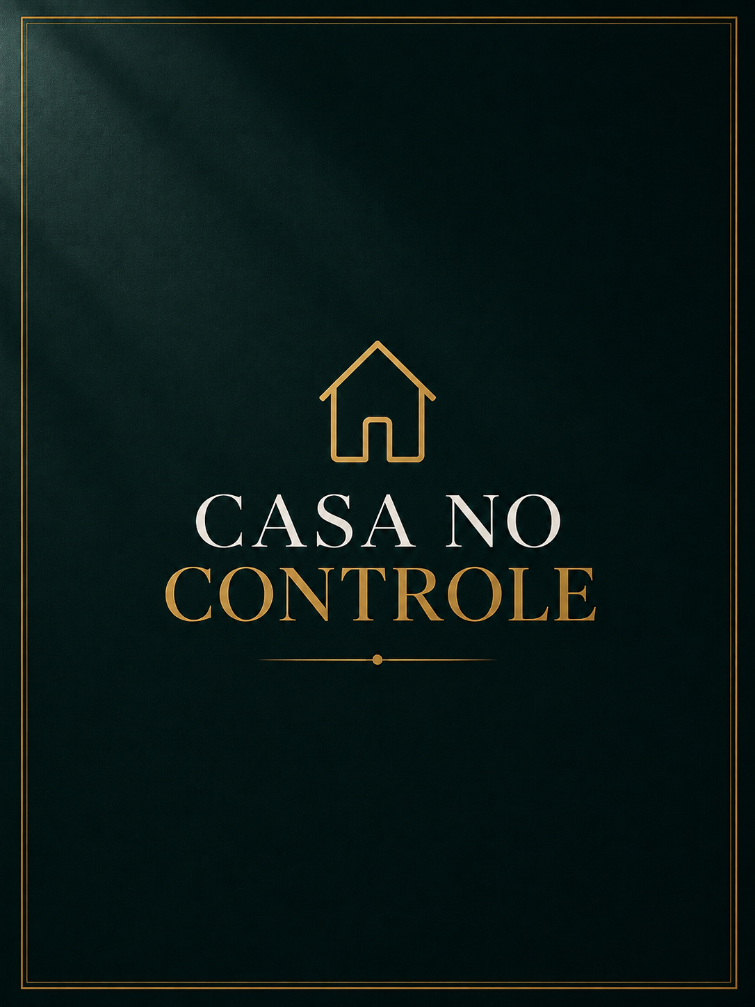 Capa do Livro Casa no Controle
